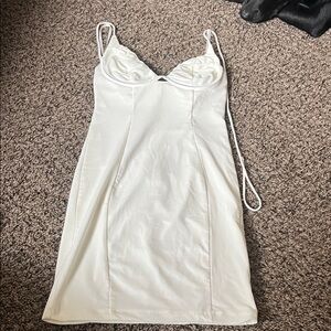 Princess Polly White Satin Chemise
